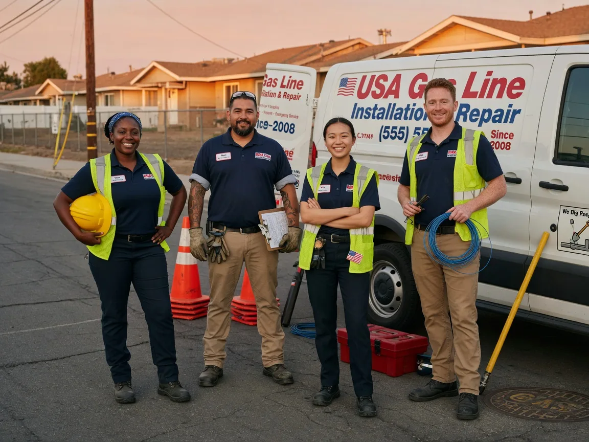 Gas Line Installation company in London, TX